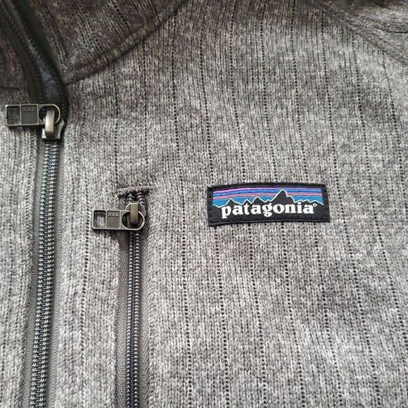 Patagonia Mens Gray Quarter-Zip Better Sweater Pullover Size Medium - Picture 2 of 9
